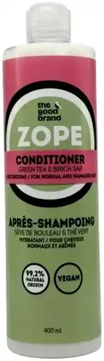 De Online Drogist The Good Brand Zope Conditioner Green Tea & Birch Sap aanbieding