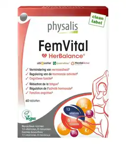 De Online Drogist Physalis FemVital Tabletten aanbieding