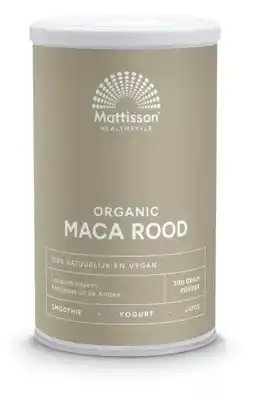 De Online Drogist Mattisson Healthstyle Maca Rood Poeder aanbieding