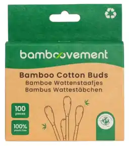 De Online Drogist Bamboovement Bamboe Wattenstaafjes 100ST aanbieding