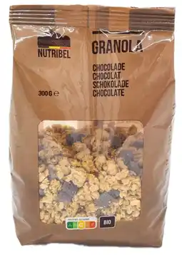 De Online Drogist Nutribel Granola Chocolade 300GR aanbieding