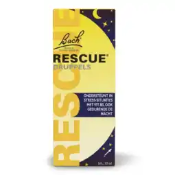 De Online Drogist Bach Rescue Nacht Druppels Zonder Alcohol 10ML aanbieding