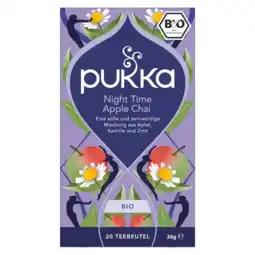 De Online Drogist Pukka Thee Night Time Apple Chai 20ZK aanbieding
