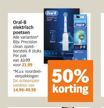 Albert Heijn Oral-B elektrisch poetsen alle varianten aanbieding