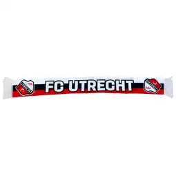 PLUS Neutraal Fan sjaal 140 x 17 cm FC Utrecht aanbieding