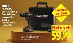 Lidl Parkside Performance Accu-schroefboormachine aanbieding