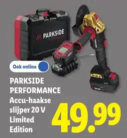 Lidl Parkside Accu-haakse slijper aanbieding