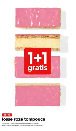 HEMA op=op losse roze tompouce aanbieding