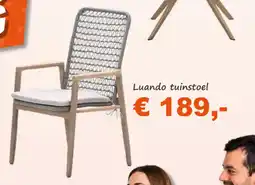 Tuinmeubelland Luando tuinstoel aanbieding