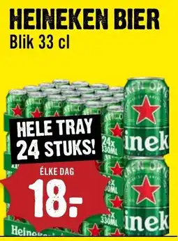 Dirck 3 Heineken bier aanbieding