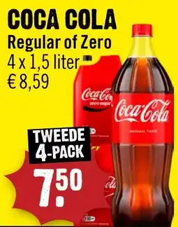 Dirck 3 Coca Cola Regular of Zero aanbieding