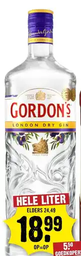 Dirck 3 gordon's london dry gin aanbieding