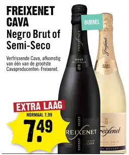 Dirck 3 Freixenet Cava Negro Brut of Semi-Seco aanbieding