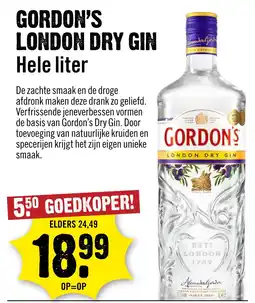 Dirck 3 Gordon's London Dry Gin aanbieding