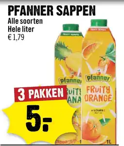 Dirck 3 Pfanner sappen aanbieding