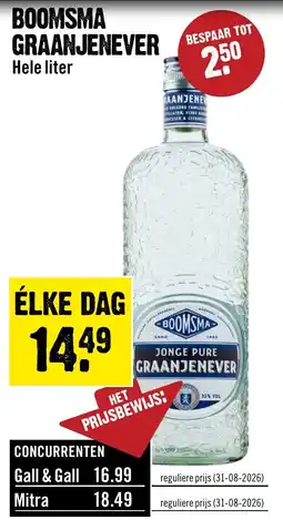 Dirck 3 Boomsma graanjenever aanbieding