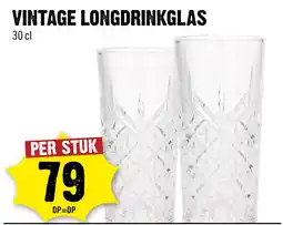 Dirck 3 VINTAGE LONGDRINKGLAS aanbieding