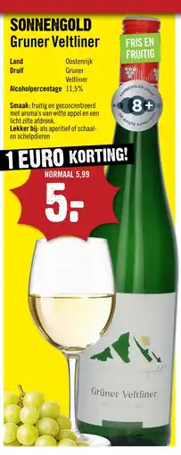 Dirck 3 Sonnengold Gruner Veltliner aanbieding