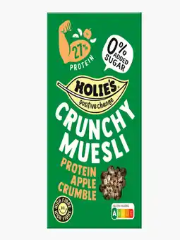 Flink Holie's Crunchy Muesli Apple crumble protein aanbieding
