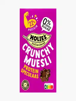 Flink Holie's Crunchy muesli protein speculaas aanbieding