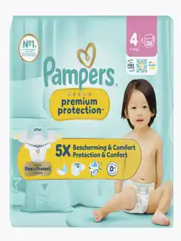 Flink Pampers Premium protection luiers maat 4 26st aanbieding
