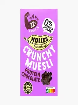 Flink Holie's Crunchy muesli protein chocolate aanbieding