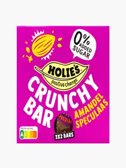 Flink Holie's Crunchy bar amandel speculaas 3x2 bars aanbieding