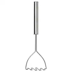 IKEA Koncis zilveren aardappelstamper edelstaal lange handgreep draad brijkop aanbieding
