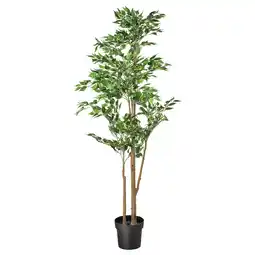 IKEA Fejka groene kunstplant, zwart in pot, onderhoudsarm aanbieding
