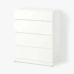 IKEA Lastare Ladekast met 4 lades, wit, 80x42x100 cm aanbieding