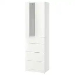 IKEA Lastare Kledingkastcombinatie, wit, 60x42x201 cm aanbieding