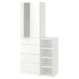 IKEA Lastare Opbergcombinatie, wit, 100x42x201 cm aanbieding