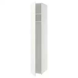 IKEA Lastare Kledingkastcombinatie, wit/met verhogingsdeel, 40x62x237 cm aanbieding