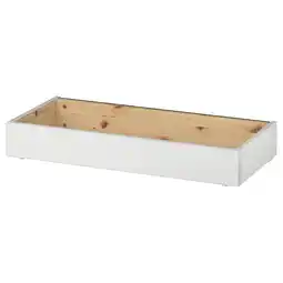 IKEA Havsta witte houten plank met grenen binnenkant, rechthoekige vorm en strak design aanbieding