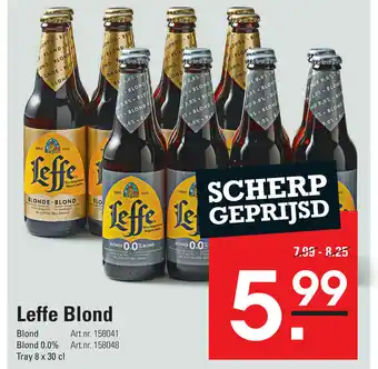 Sligro Leffe blond aanbieding