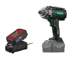 Lidl PARKSIDE Accu-slagmoersleutel 20 V 400 Nm, met accu 2 ah en lader 2,4 A aanbieding