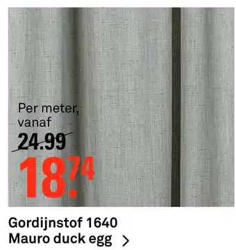 Karwei Gordijnstof 1640 Mauro duck egg aanbieding