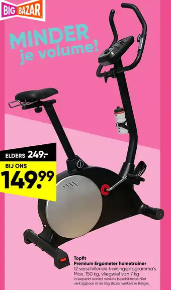 Big Bazar Topfit Premium Ergometer hometrainer aanbieding