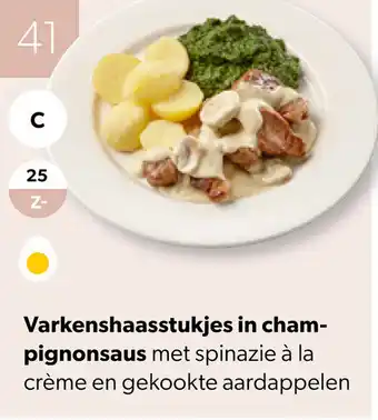 Van Hoeckel Varkenshaasstukjes in champignonsaus aanbieding