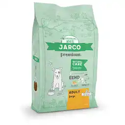 Pets Place Jarco Dog Natural Large Adult - Hondenbrokken - Eend 15 kg aanbieding