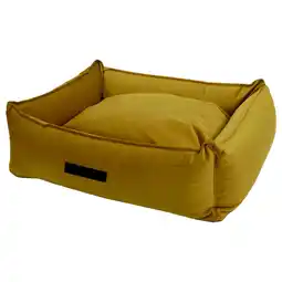 Pets Place Wooff Mand Cocoon Velours - Mand - Oker M aanbieding