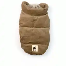 Pets Place 51 Degrees North Velours Coat - Jas - Beige 60 cm aanbieding