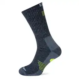 Pets Place Stapp Sok Bamboo - Sok - Donkergrijs&Geel 35-38 aanbieding