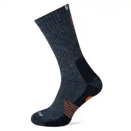Pets Place Stapp Sok Bamboo - Sok - Donkergrijs&Oranje 47-50 aanbieding