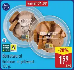 ALDI Borrelworst aanbieding