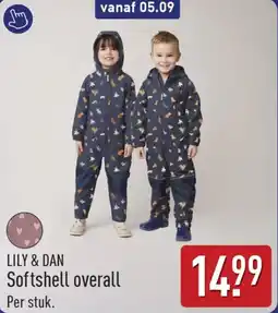 ALDI Lily & Dan Softshell overall aanbieding