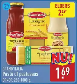 ALDI Grand'Italia Pasta of pastasaus aanbieding