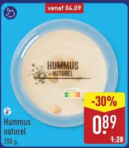 ALDI Hummus naturel aanbieding