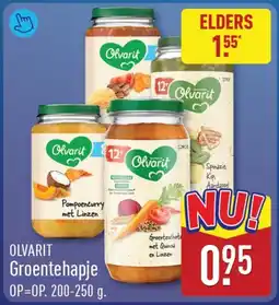 ALDI Olvarit Groentehapje aanbieding