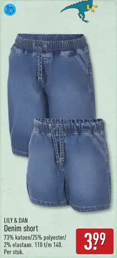 ALDI Denim short aanbieding